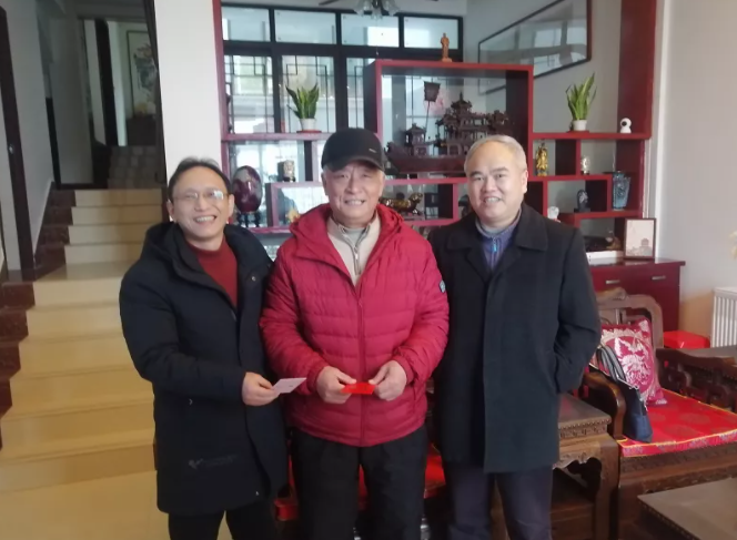 戴豪贛、劉志堅(jiān)一行走訪慰問公司老黨員、老干部