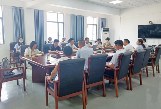 黃俊督導(dǎo)都昌公司復(fù)工復(fù)產(chǎn)、疫情防控、安全生產(chǎn)工作