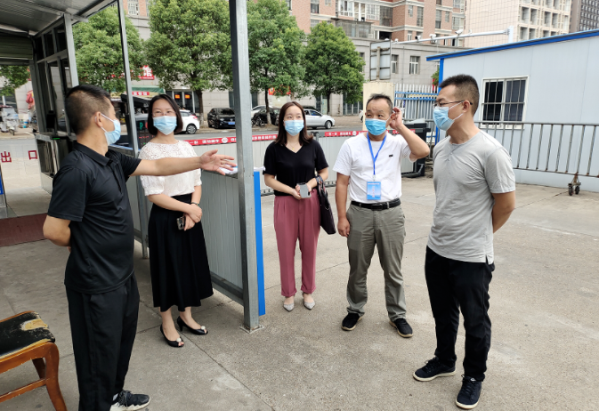 新余長運 市高新區(qū)交通局領導督導新余長運“中秋”期間安全、防疫工作