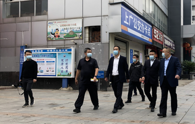 上饒汽運 潘表光帶隊督導(dǎo)上饒汽運疫情防控工作