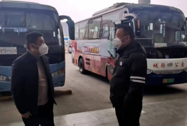 九江長運 公司領導檢查指導春運安全生產工作