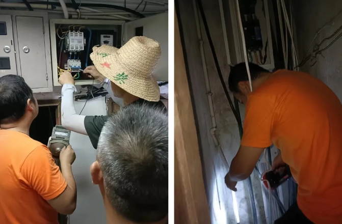 長運物業(yè)：夜間搶修線路不停歇 安全生產不含糊