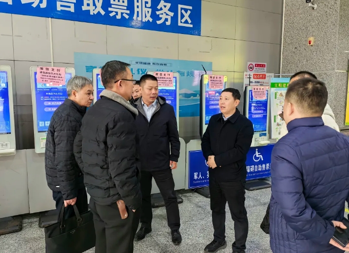 都市城際公交 南昌市道路運輸服務中心督導南昌長途汽車西站文明創(chuàng)建工作