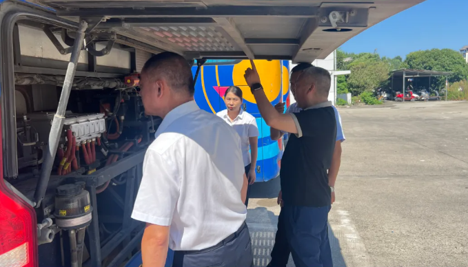 撫州長運(yùn)：樂安分公司開展車輛安全隱患專項(xiàng)排查