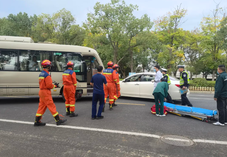 吉安公司：開展道路交通事故應急處置救援演練活動