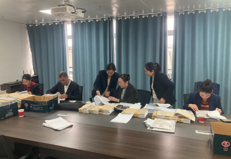 吉安公司 監(jiān)察審計部在峽江公司開展離任審計工作