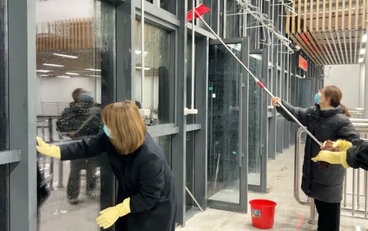 撫州長(zhǎng)運(yùn) 開(kāi)展“大掃除”，為新站“梳妝打扮”